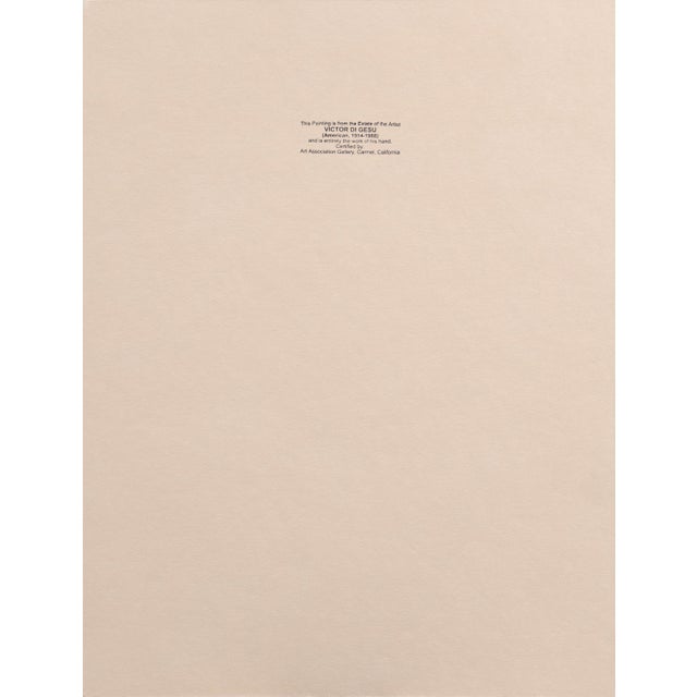 'Seated Nude' by Victor Di Gesu, Louvre, Académie Chaumière, Los Angeles County Museum of Art For Sale - Image 9 of 10