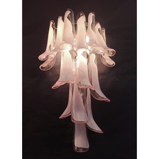Mid-Century Italian Pink Wall Sconces, 1990s, Set of 2 For Sale - Image 3 of 16