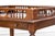 English Theodore Alexander Mahogany Galleried Drinks Table With Leather Top & Drawer For Sale - Image 3 of 11