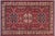 Southwestern Super Kazak Red/Tan Wool Rug - 4'3'' X 5'8'' For Sale - Image 9 of 10