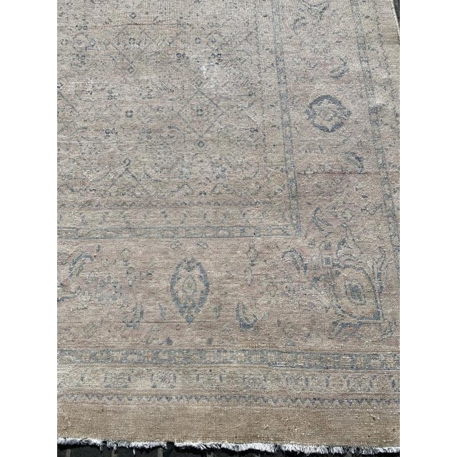 Early 20th Century Antique Mahal Rug 11'x15'7" For Sale - Image 5 of 5