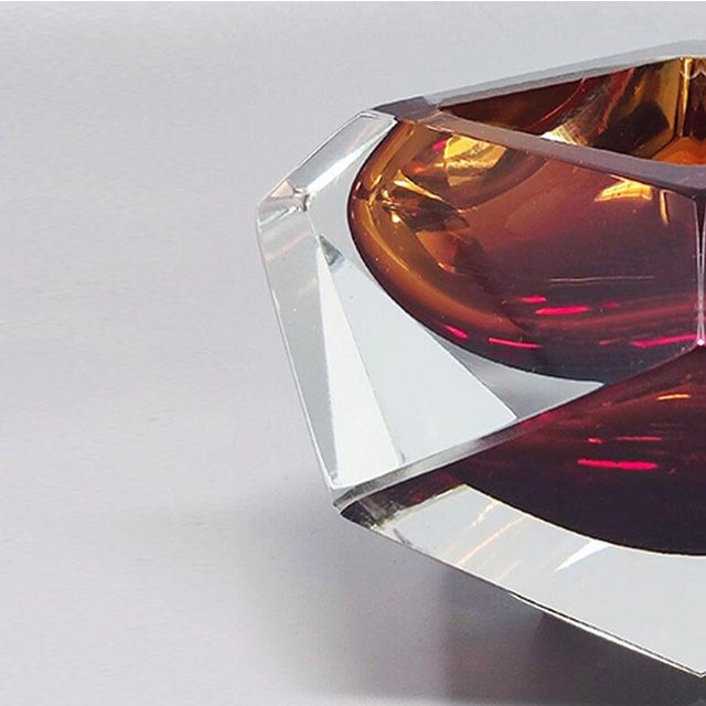 1960s Brown Ashtray or Catchall by Flavio Poli for Seguso, Italy, 1960s For Sale - Image 5 of 7