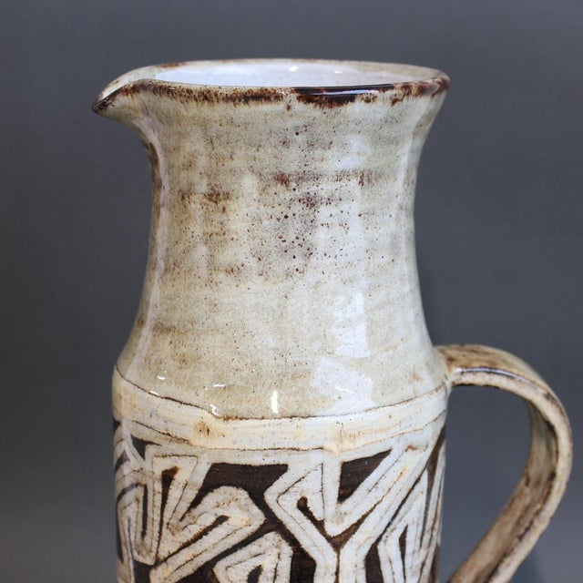Vintage French Decorative Pitcher by Vieux Moulin, 1960s For Sale - Image 11 of 13