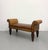 Vintage Pulaski Scroll Arm Bench For Sale - Image 4 of 9