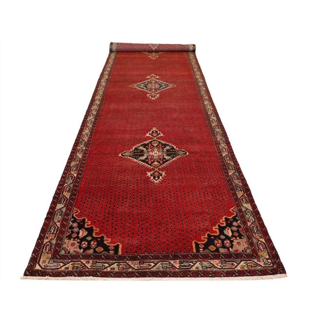 Hamadan Rug with Herati Pattern For Sale - Image 4 of 10