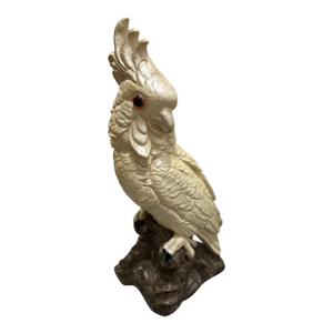 Ceramic Cockatoo Figurine