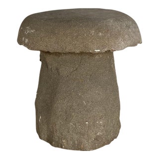 English Mushroom Saddle Stone, 19th Century For Sale