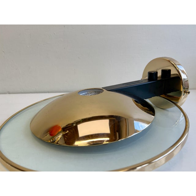 Brass and Glass Wall Sconce from Estiluz, Spain, 1990s For Sale - Image 10 of 18
