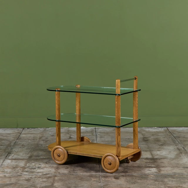 Herman Miller Gilbert Rohde Bar Cart for Herman Miller For Sale - Image 4 of 18