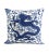 Contemporary The House of Scalamandré Chi'En Dragon Pillow, Indigo For Sale - Image 3 of 3