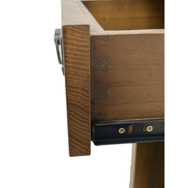 Mission Mission Solid Quarter Sawn Oak 1 Drawer End Table - Model A27 For Sale - Image 3 of 8