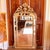 French Large French Louis Philippe Style Mirror With Borderglass Surround and Crest For Sale - Image 3 of 18