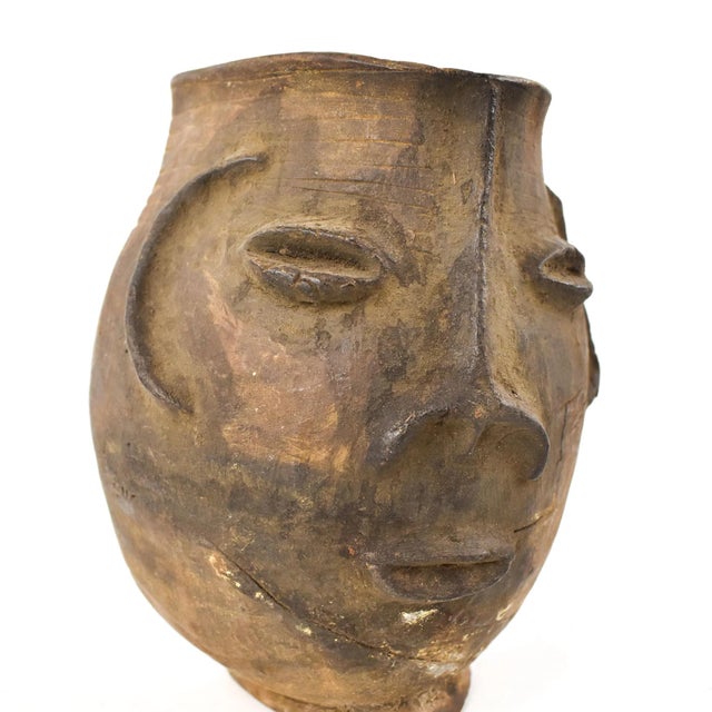 Wood Early 20th Century Shi Bashi Pitcher with Face For Sale - Image 7 of 7