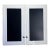 Craft Cabinet W/Chalkboard Panels - Wall Mounted For Sale