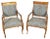 Early 19th Century Empire Biedermeier Plumwood Swan Armchairs, Set of 2 For Sale