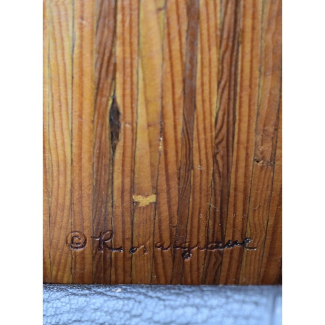 Vintage Laminated Wood Figural Bookends by Robert Hargrave, Circa 1970s-80s For Sale - Image 15 of 16