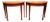 Sheraton Satinwood Demi Lune Console Tables, Set of 2 For Sale