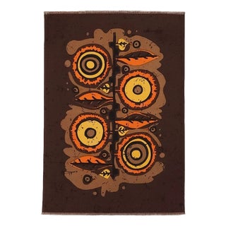Mid-Century German Pop Art Screen-Printed Wall Hanging by Traute Sänger, 1970s For Sale