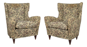 Italian Armchairs, 1950s, Set of 2