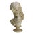 Italian Classical Carved Alabaster Bust of a Maiden With Flowers by P. Bazzanti For Sale - Image 11 of 13