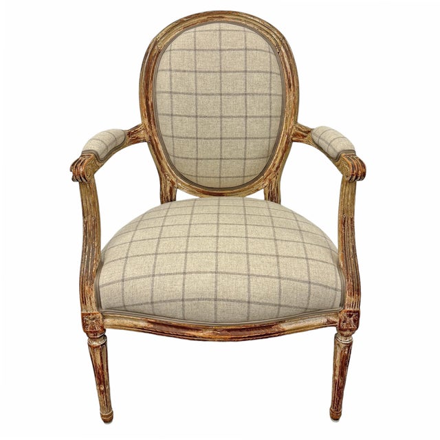 Pair of 18th Century French Fauteuil For Sale - Image 4 of 12