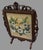 Victorian Antique Victorian Carved Walnut Firescreen With Floral Beaded Needlework Panel For Sale - Image 3 of 12