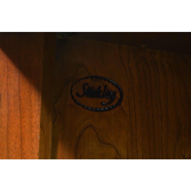 Stickley 21st Century Collection Cherry China Cabinet For Sale - Image 17 of 18