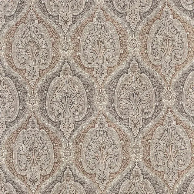 Sample - Schumacher Odalisque Fabric in Tabac For Sale