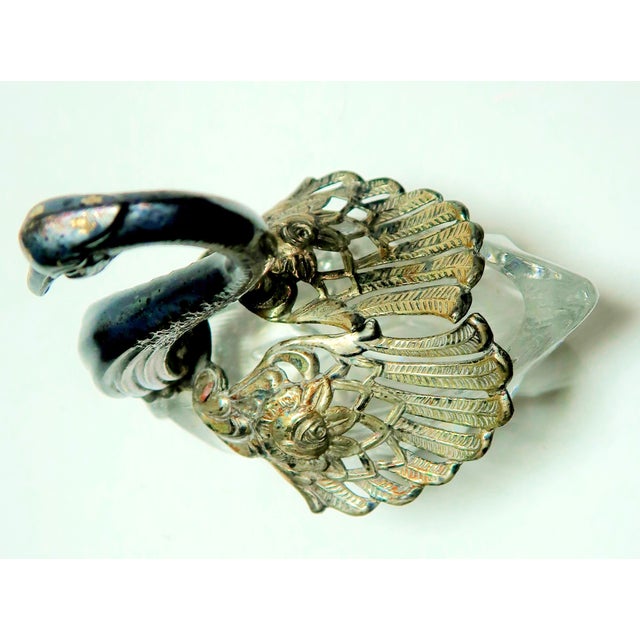 Sterling Silver and Crystal Ring Box or Trinket Box. Very Elegant Presentation. For Sale - Image 13 of 15