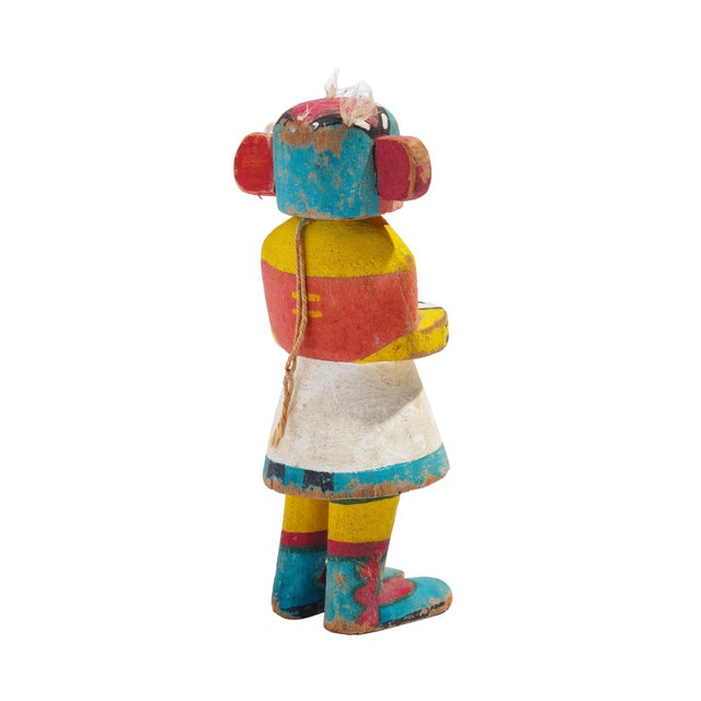 Mid-Century Hopi Traditional "Old Style" Bird Kachina Doll, 1950's For Sale In Chicago - Image 6 of 9