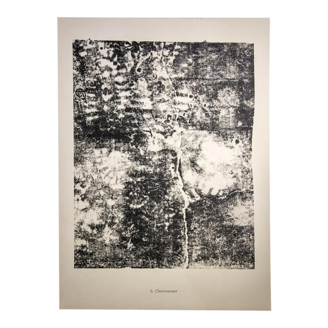 Jean Dubuffet, Pathway, Lithograph, 1950s For Sale