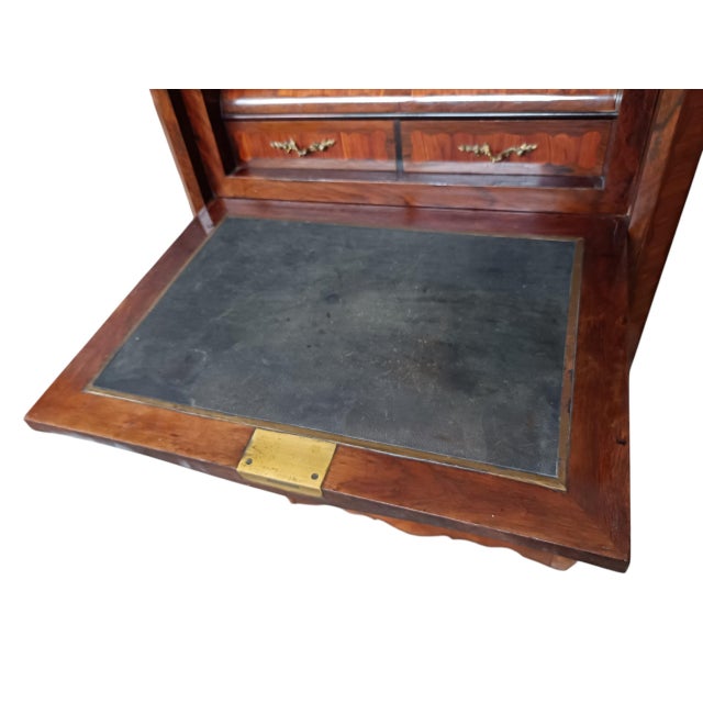 1930s Louis XV Rococo Napoleon III French Commode, Semaniere with Secretary, 1930s For Sale - Image 5 of 17