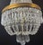 Vintage Chandelier- Extraordinary French Montgolfière Empire-Brass & Crystal Basket Chandelier For Sale - Image 9 of 15