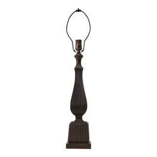 Vintage Art Deco Moderne Egyptian Revival Column Lamp For Sale