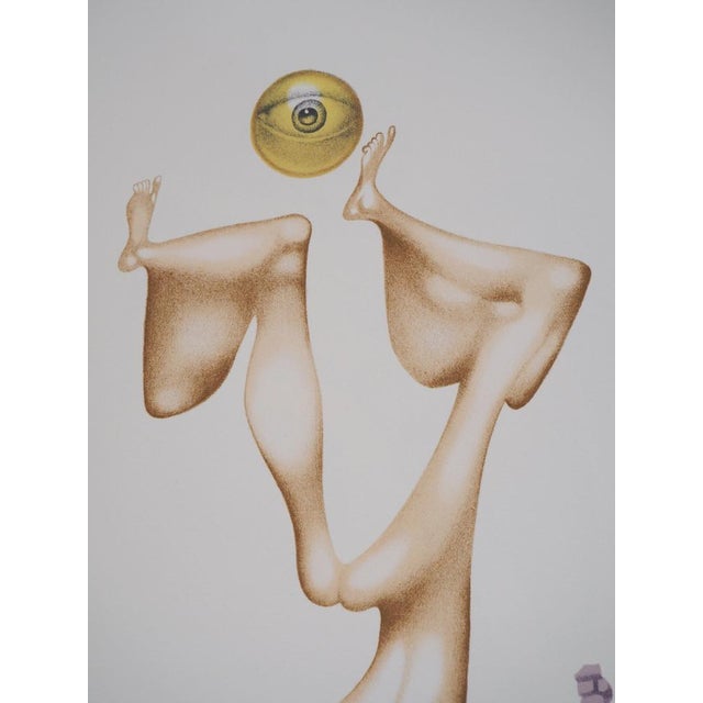 Jules Perahim, The Hebrew Alphabet, Attachment to the Past, Original Lithograph For Sale - Image 4 of 5