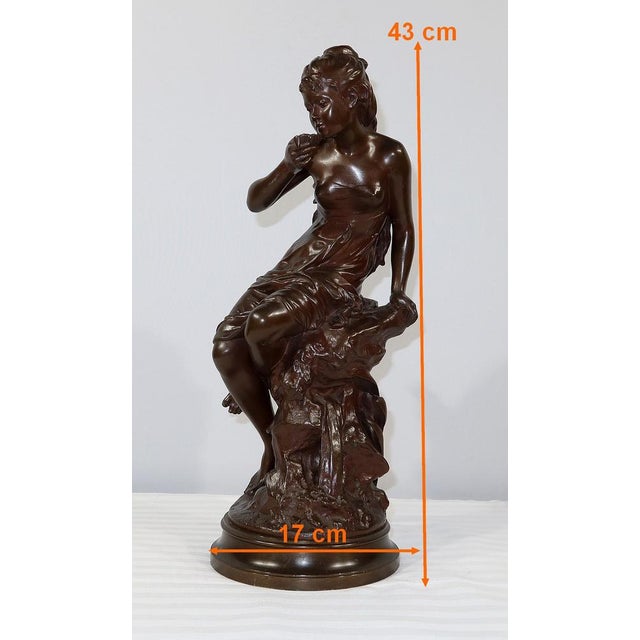 M. Moreau, La Source, Mid-1800s, Bronze For Sale - Image 15 of 17