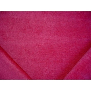 Robert Allen 227545 Sinton Fuchsia Pink Chenille Weave Upholstery Fabric - 4-3/8y For Sale