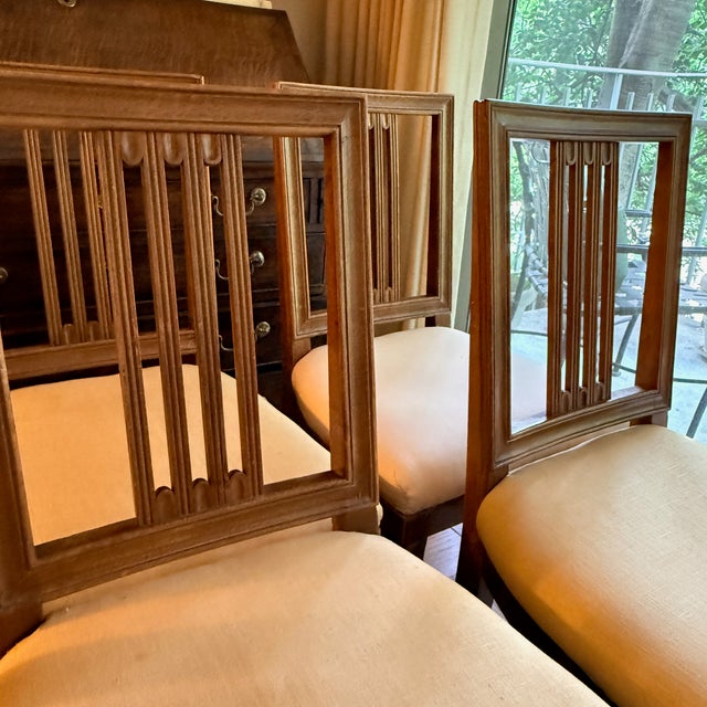 Wood Set of 6 Kenny Ball Antique Chairs For Sale - Image 7 of 10