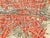 This antique map art print reproduction features Plattegrond van Parijs, a historic plan of Paris attributed to Guillaume...