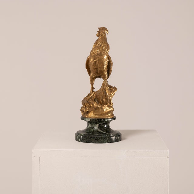 After Arthur Comte, Du Passage, 1890s, Bronze on Marble Base For Sale - Image 4 of 11