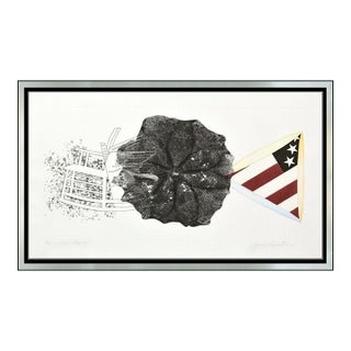 1970s Black Triangle in Color, James Rosenquist For Sale