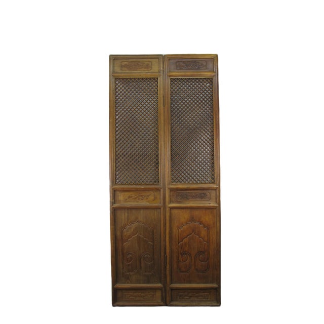 Pair of Lattice Screen Door Panel For Sale - Image 13 of 13