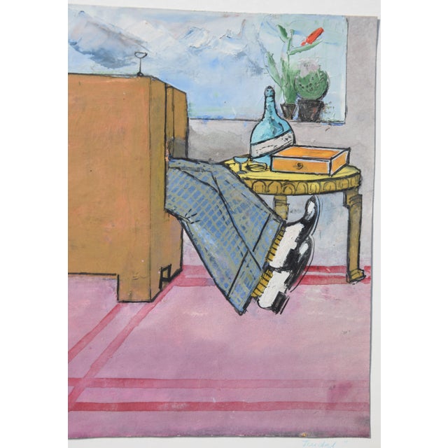 Ferdinand Albert Burger, Feudal, 1930, Mixed Media For Sale - Image 6 of 11