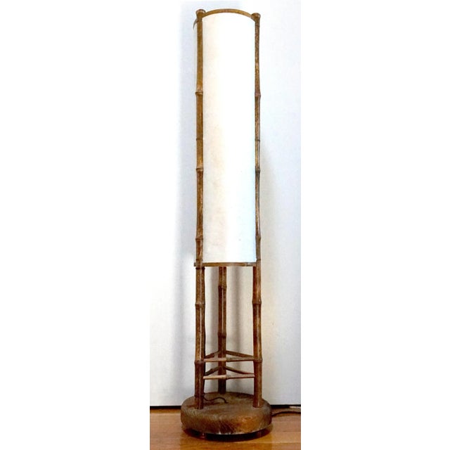 This lamp was with several other unique one-offs from a collector offered at auction. It creates a nice silhouette and the...