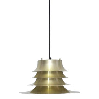 Danish Brass Pendant from Nordisk Solar For Sale