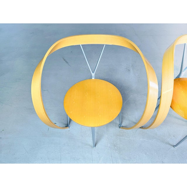 Reverse Chairs by Andrea Branzi for Cassina, Set of 4 For Sale - Image 9 of 17
