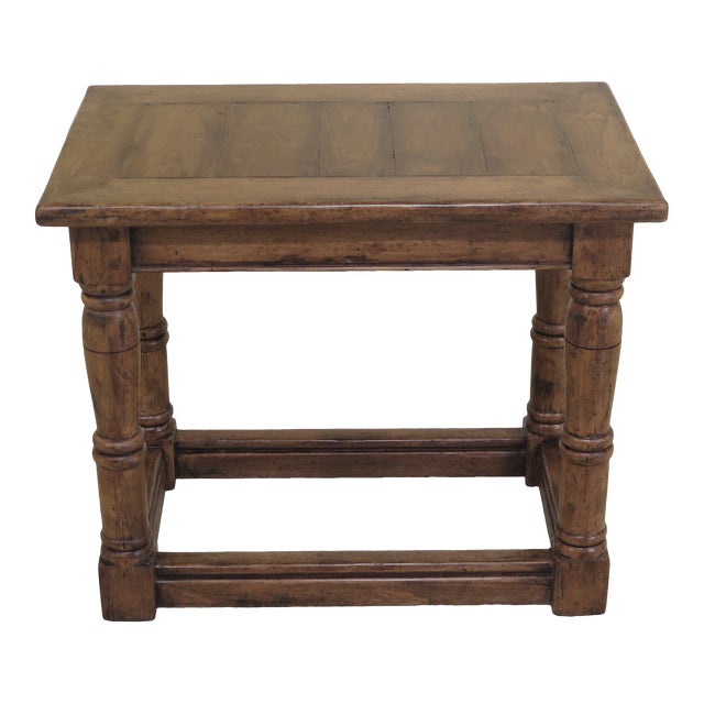 Rustic Bausman Company Distressed Rustic Finish End Table Chairish