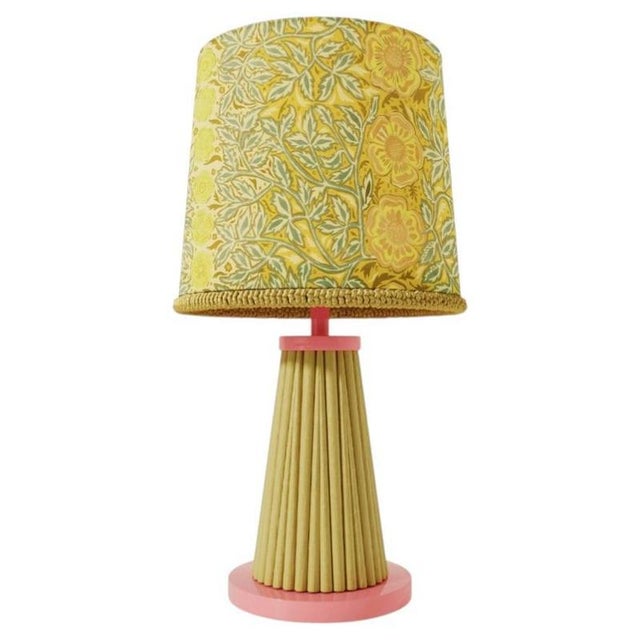 Textile Winnie Table Lamp in Rattan by Popus Editions For Sale - Image 7 of 7