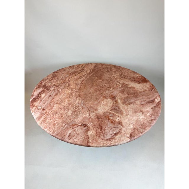 Mid-Century Modern Travertine Gueridon.