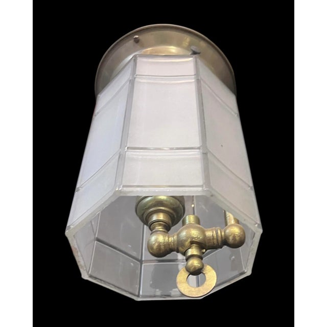 1910s 1910s Rare Gas Mission Chandelier For Sale - Image 5 of 6